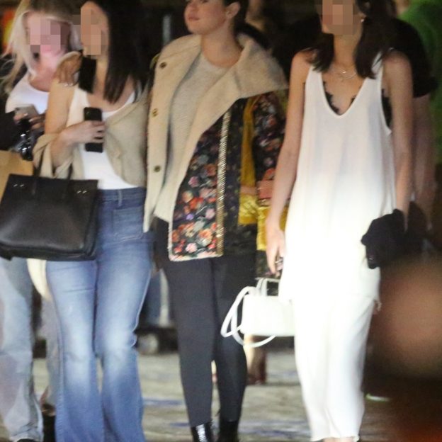 Selena Gomez leaves Nobu with her girlfriends Selena Gomez