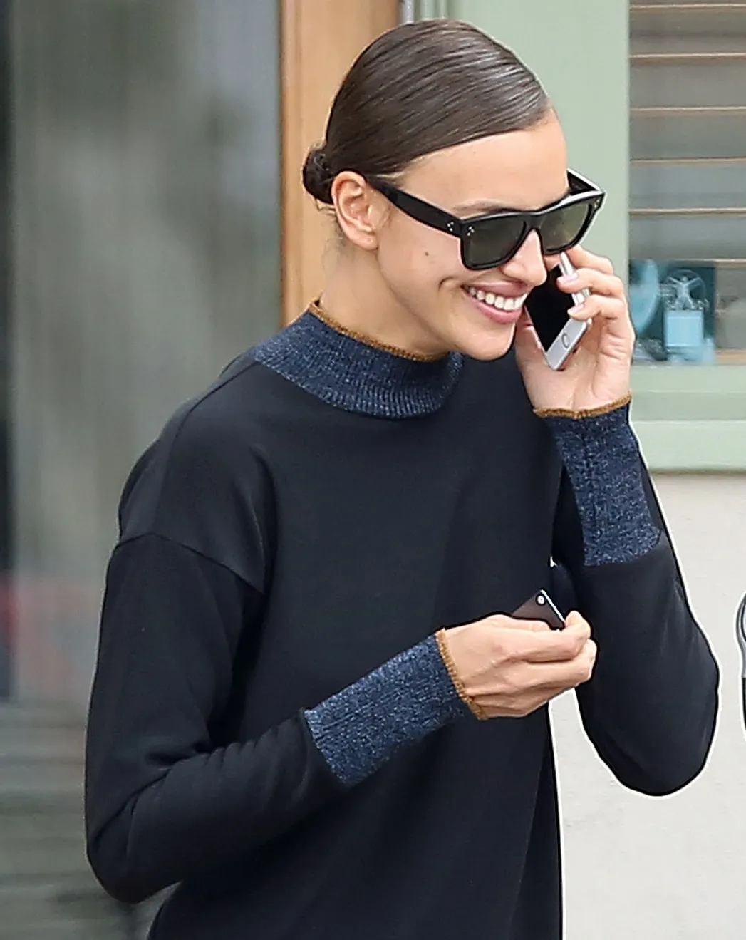 Irina Shayk seen in Malibu as its reported that Irina and Bradley Cooper Are Seriously 'Questioning' Whether They Should Break Up, Irina is seen all in black heading out to get her nails done Irina Shayk seen in Malibu as its reported that Irina and Bradley Cooper Are Seriously 'Questioning' Whether They Should Break Up, Irina is seen all in black heading out to get her nails done