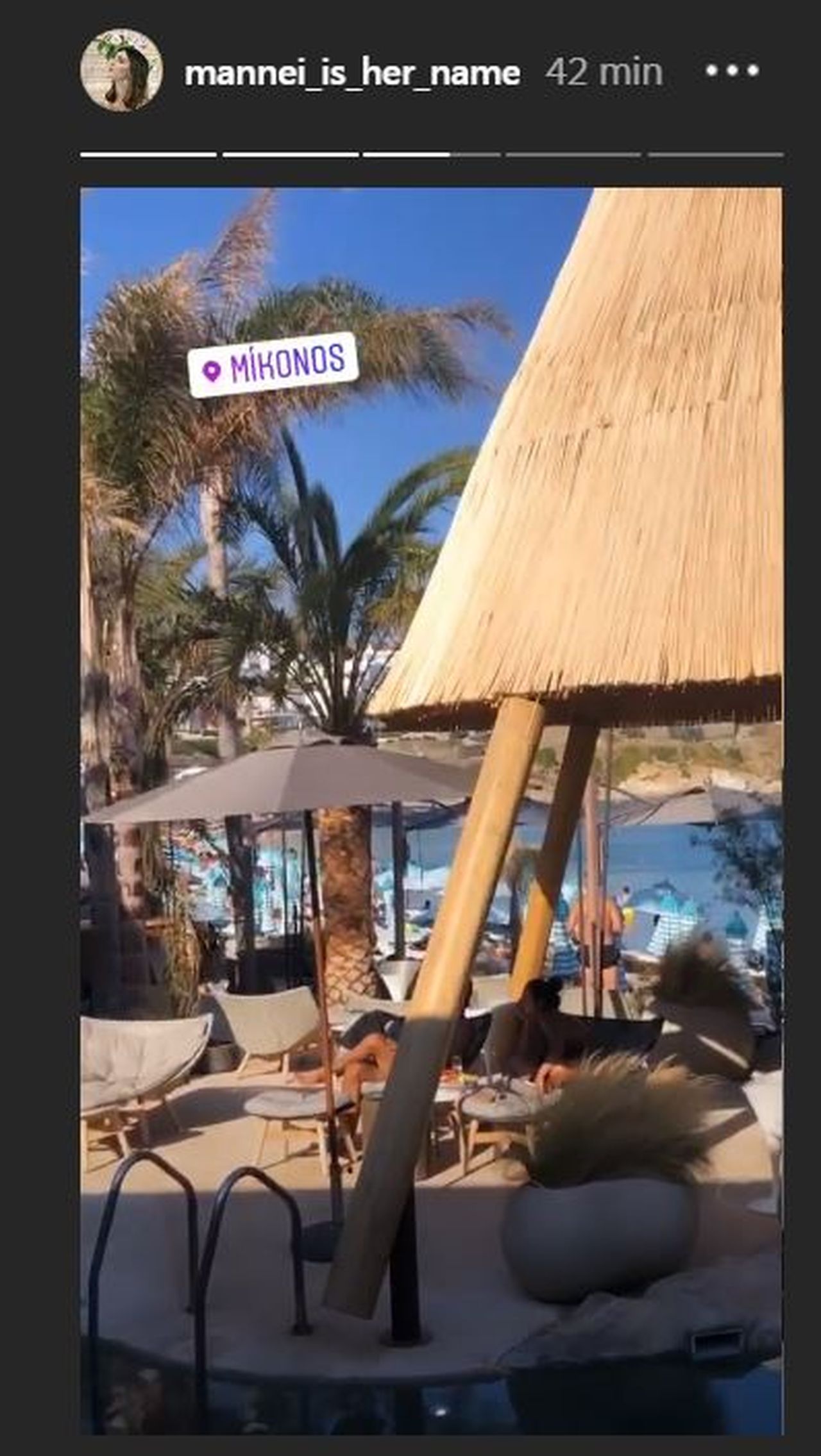 Sara Boruc z rodziną na Mykonos