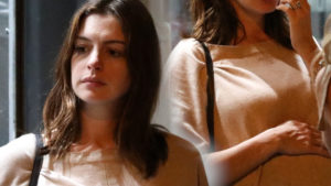 Anne Hathaway podkreśliła ciążowe krągłości tą stylizacją. Ma już spory BRZUSZEK (ZDJĘCIA) Anne Hathaway podkreśliła ciążowe krągłości tą stylizacją. Ma już spory BRZUSZEK (ZDJĘCIA)