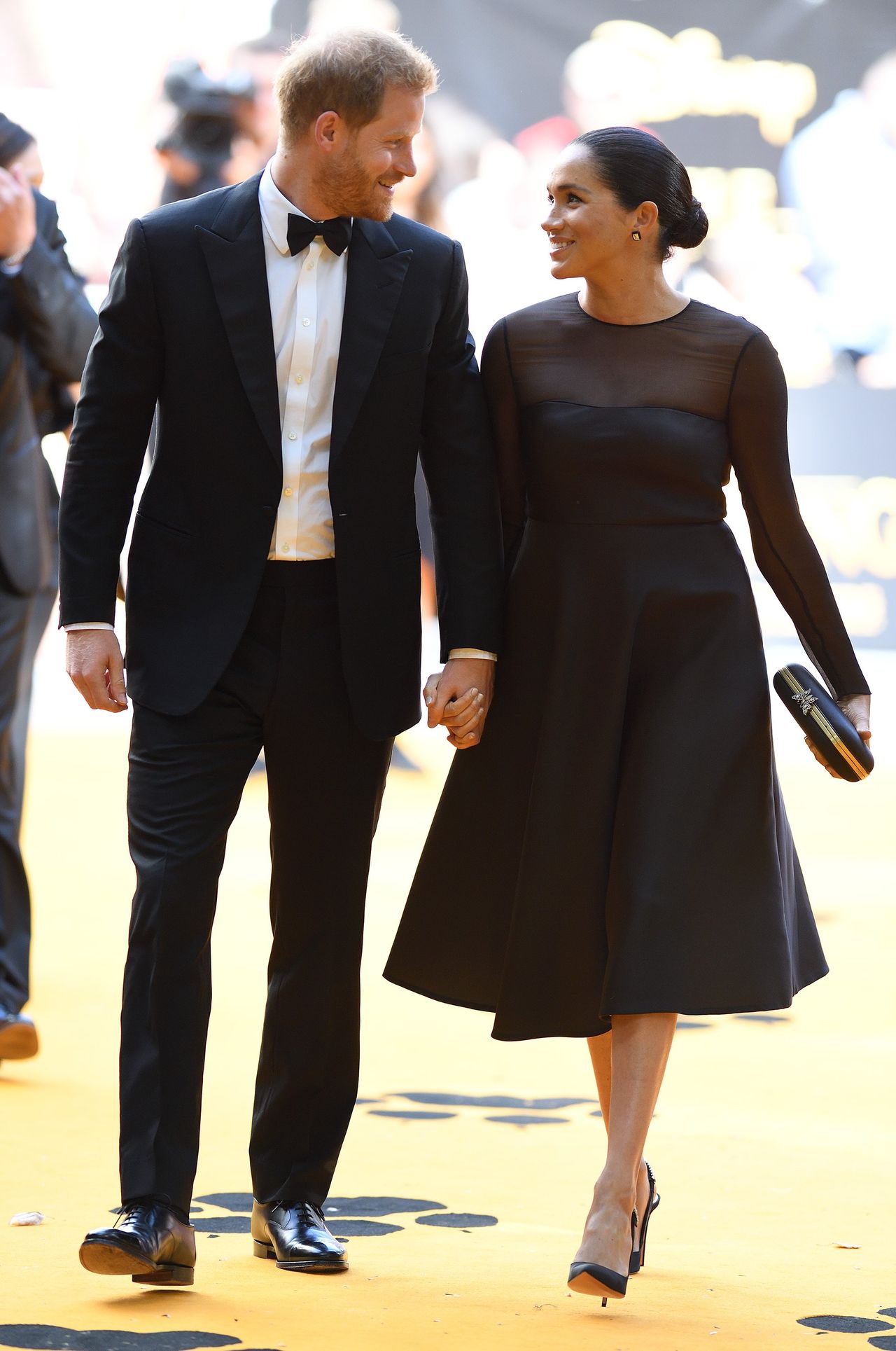 Harry and Meghan attend the European Premiere of The Lion King