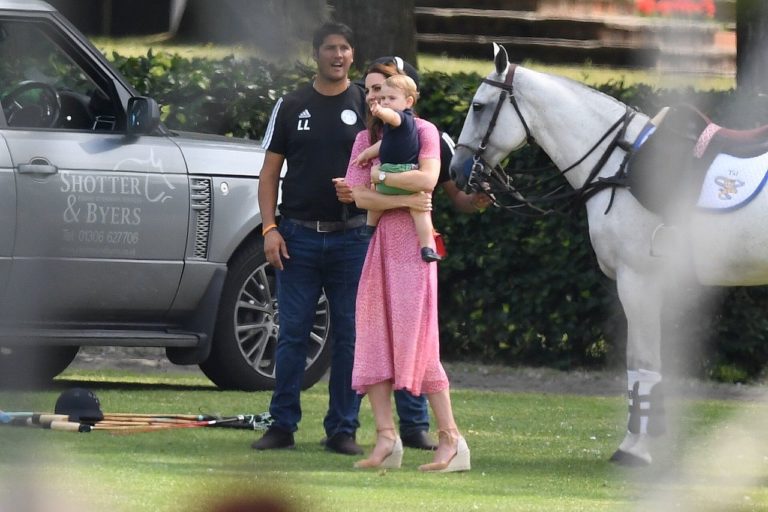William and Harry play in the King Power Royal Charity Polo Day