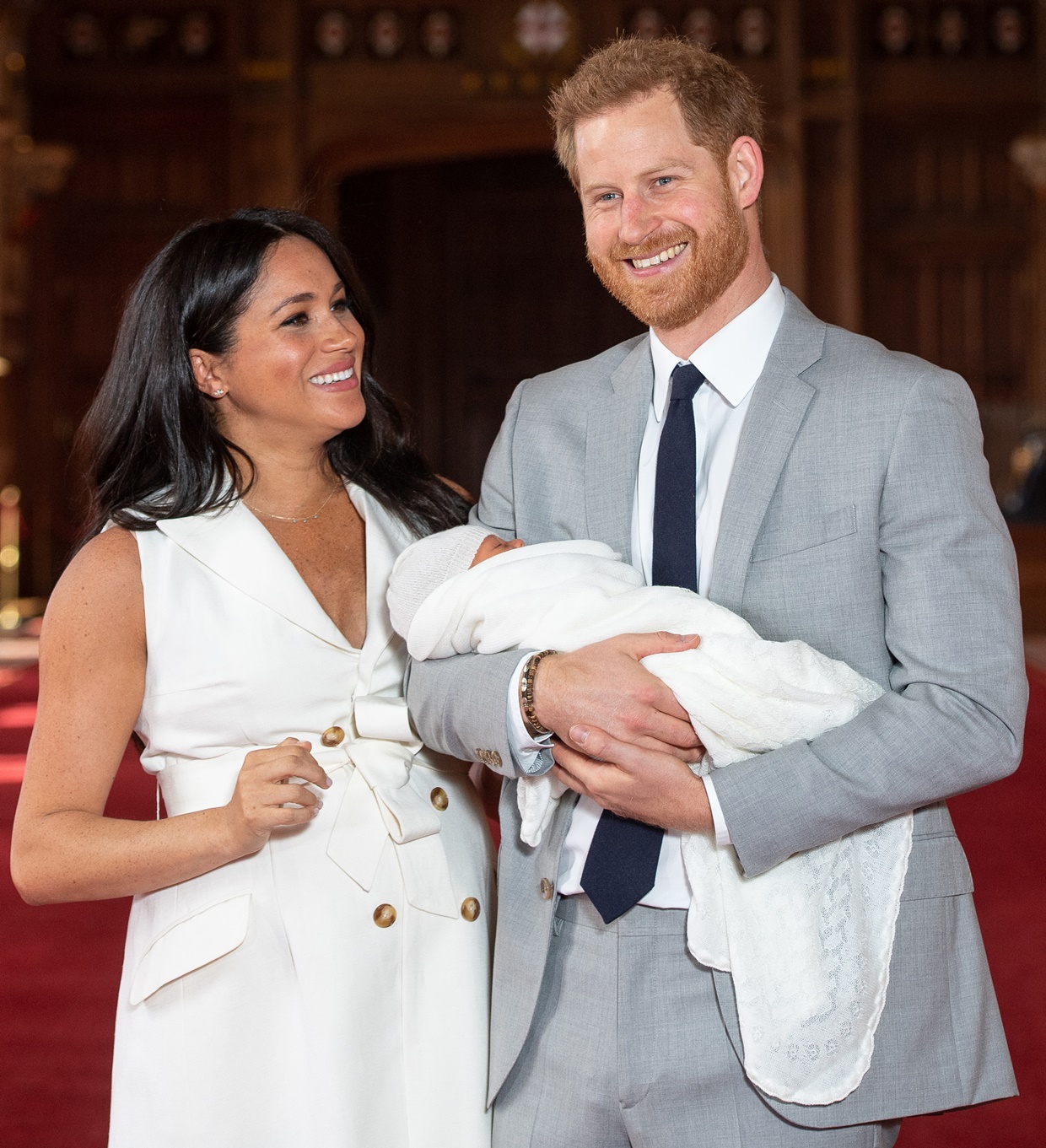 Harry and Meghan present Baby Sussex