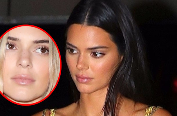 Kendall Jenner zostałą BLONDYNKĄ! Nową fryzurę zaprezentowała na pokazie Burberry (ZDJĘCIA)