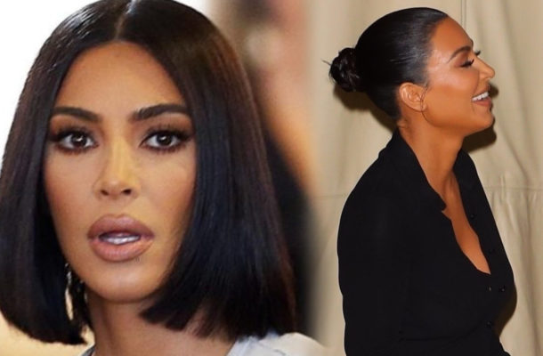 NIEBIESKIE włosy Kim Kardashian
