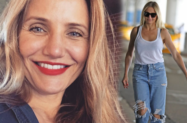 Dawno niewidziana Cameron Diaz zbliża się do pięćdziesiątki i nigdy nie wyglądała lepiej !