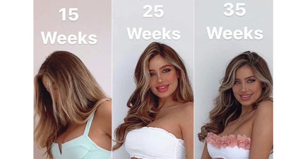 Ludzie NIE WIERZĄ, że ta modelka jest w 35. tygodniu ciąży Ludzie NIE WIERZĄ, że ta modelka jest w 35. tygodniu ciąży