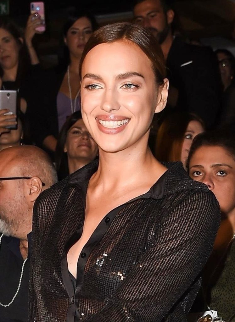 Irina Shayk na pokazie mody