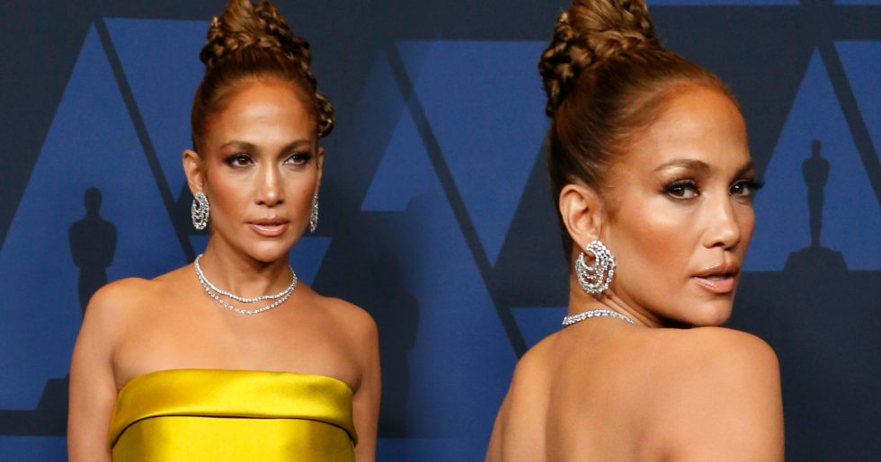 WOW! Jennifer Lopez w ZŁOTYM PRZEŚCIERADLE na gali (ZDJĘCIA) WOW! Jennifer Lopez w ZŁOTYM PRZEŚCIERADLE na gali (ZDJĘCIA)