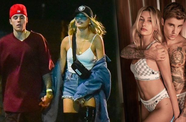 Nonszalancki Justin Bieber z Hailey w szampańskim humorze idą na gwiazdorską imprezę urodzinową (FOTO)