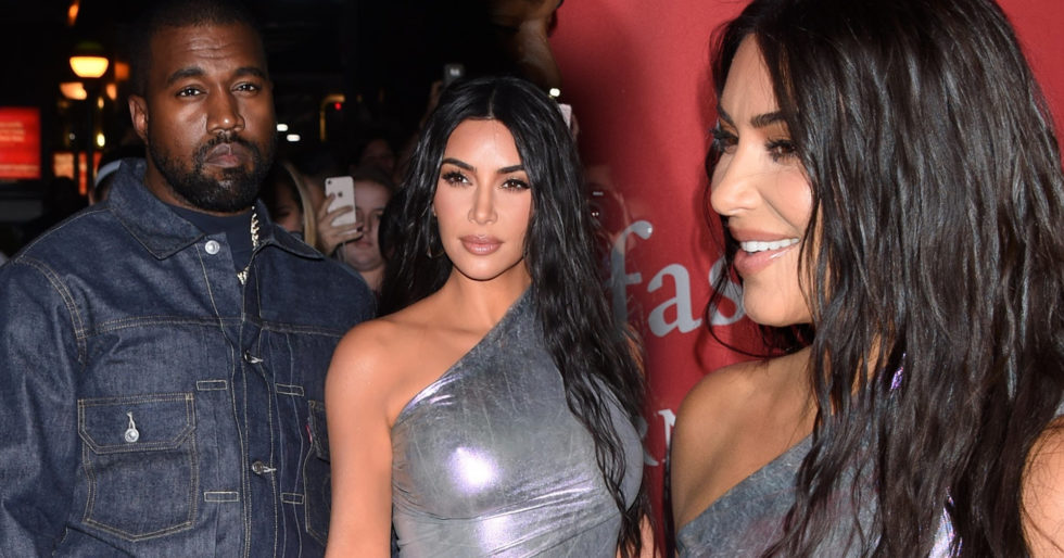 Zakochani Kim Kardashian i Kanye West na gali – celebrytka ledwo wcisnęła się w tę kreację (ZDJĘCIA) Zakochani Kim Kardashian i Kanye West na gali – celebrytka ledwo wcisnęła się w tę kreację (ZDJĘCIA)