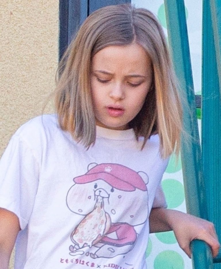 *EXCLUSIVE* Angelina Jolie goes shoe shopping with daughter Vivienne in Los Angeles