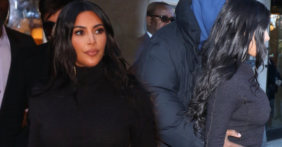 Kim Kardashian w obcisłej, czarnej sukience – widać, że przybrała na wadze? (ZDJĘCIA) Kim Kardashian w obcisłej, czarnej sukience – widać, że przybrała na wadze? (ZDJĘCIA)