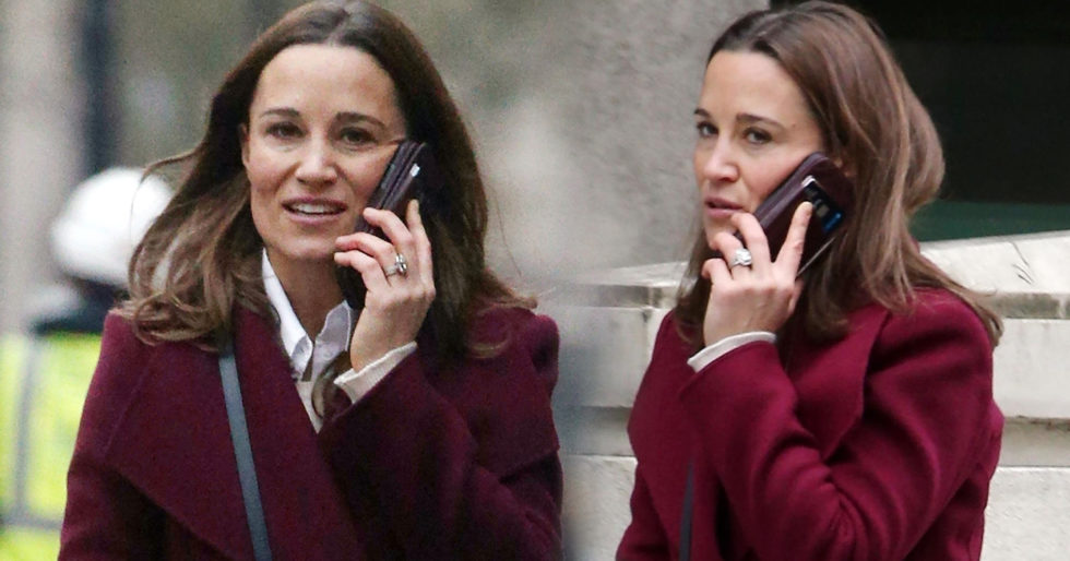 Stylowa MAMA! Pippa Middleton w modnym płaszczu na spacerze z synkiem (ZDJĘCIA) Stylowa MAMA! Pippa Middleton w modnym płaszczu na spacerze z synkiem (ZDJĘCIA)
