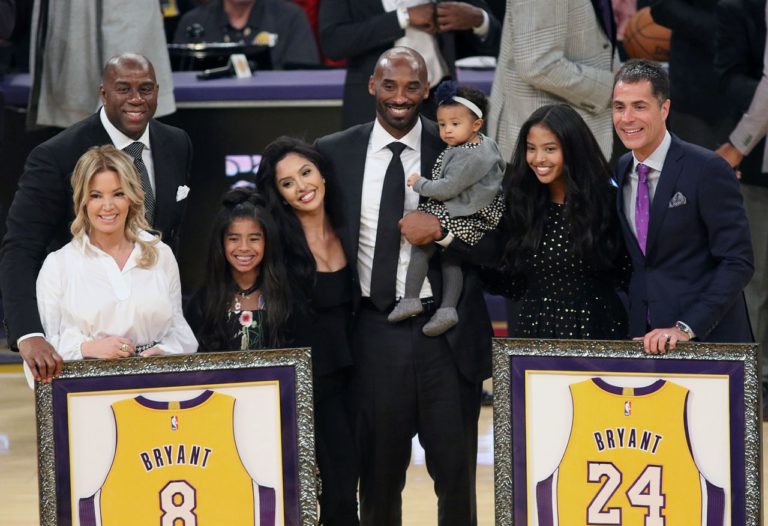 Kobe Bryant's Jerseys are Retired Kobe Bryant's Jerseys are Retired