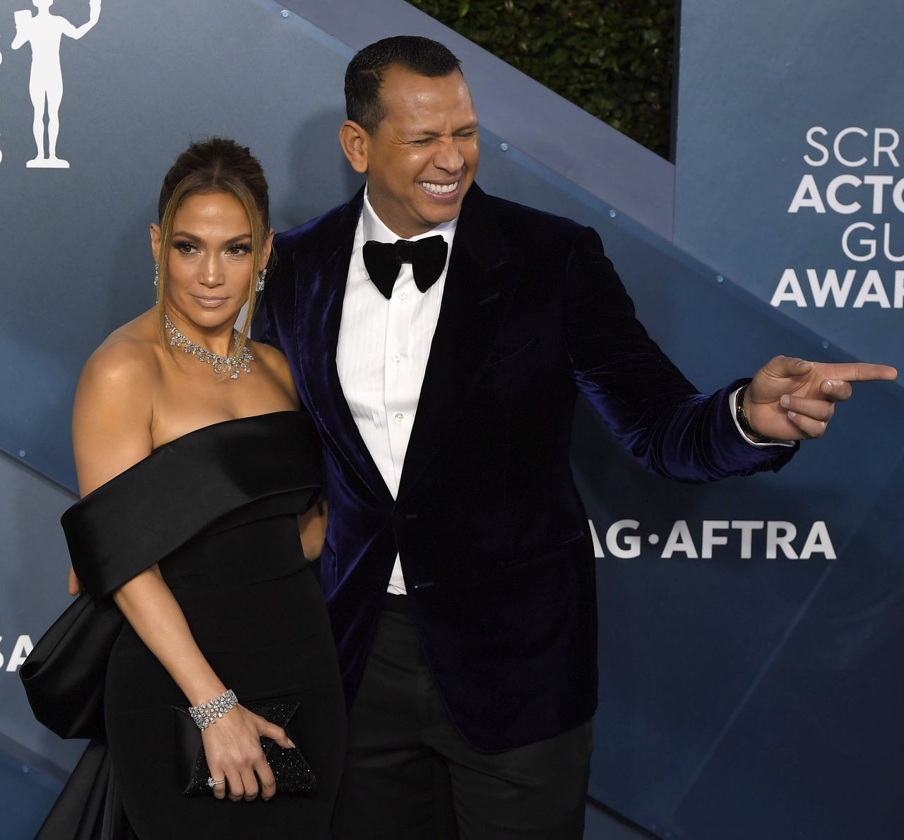 Jennifer Lopez i Alex Rodriguez na SAG Awards
