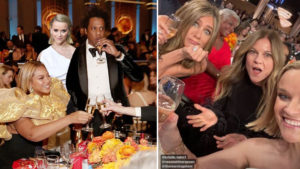 Beyoncé wysłała Reese Witherspoon skrzynkę szampana po ich pogawędce na Złotych Globach Beyoncé wysłała Reese Witherspoon skrzynkę szampana po ich pogawędce na Złotych Globach
