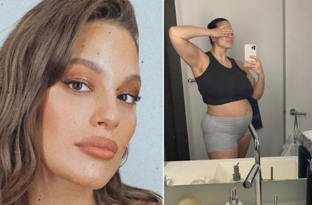 Ashley Graham pokazuje ROZSTĘPY po ciąży