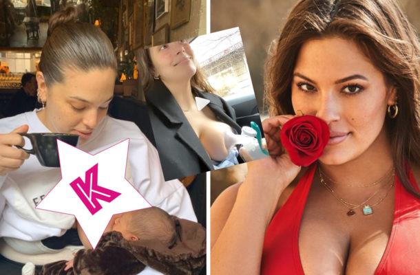Ashley Graham odciąga laktatorem mleko w UBERZE – pokazała wideo