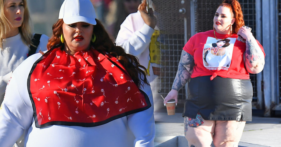 Tess Holliday na planie sesji zdjęciowej swojej kolekcji ubrań (ZDJĘCIA) Tess Holliday na planie sesji zdjęciowej swojej kolekcji ubrań (ZDJĘCIA)
