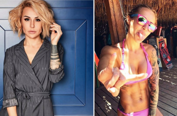 Blanka Lipińska pozuje w szortach i butach EMU z Baronem
