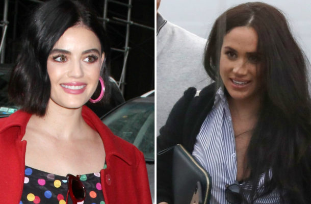 Lucy Hale i Meghan Markle we wspólnych nagraniach. Wideo nigdy się nie ukazało