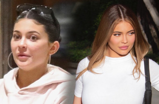 Kylie Jenner dalej próbuje NIEUDOLNIE  przerabiać swoje zdjęcia – fani wyłapali kolejną pomyłkę