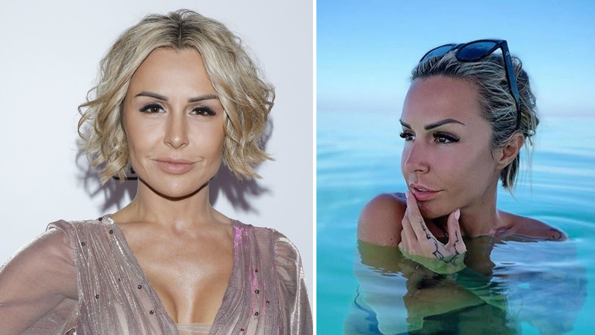Blanka Lipińska topless na polskiej plaży - pokazała biust.  Kozaczek