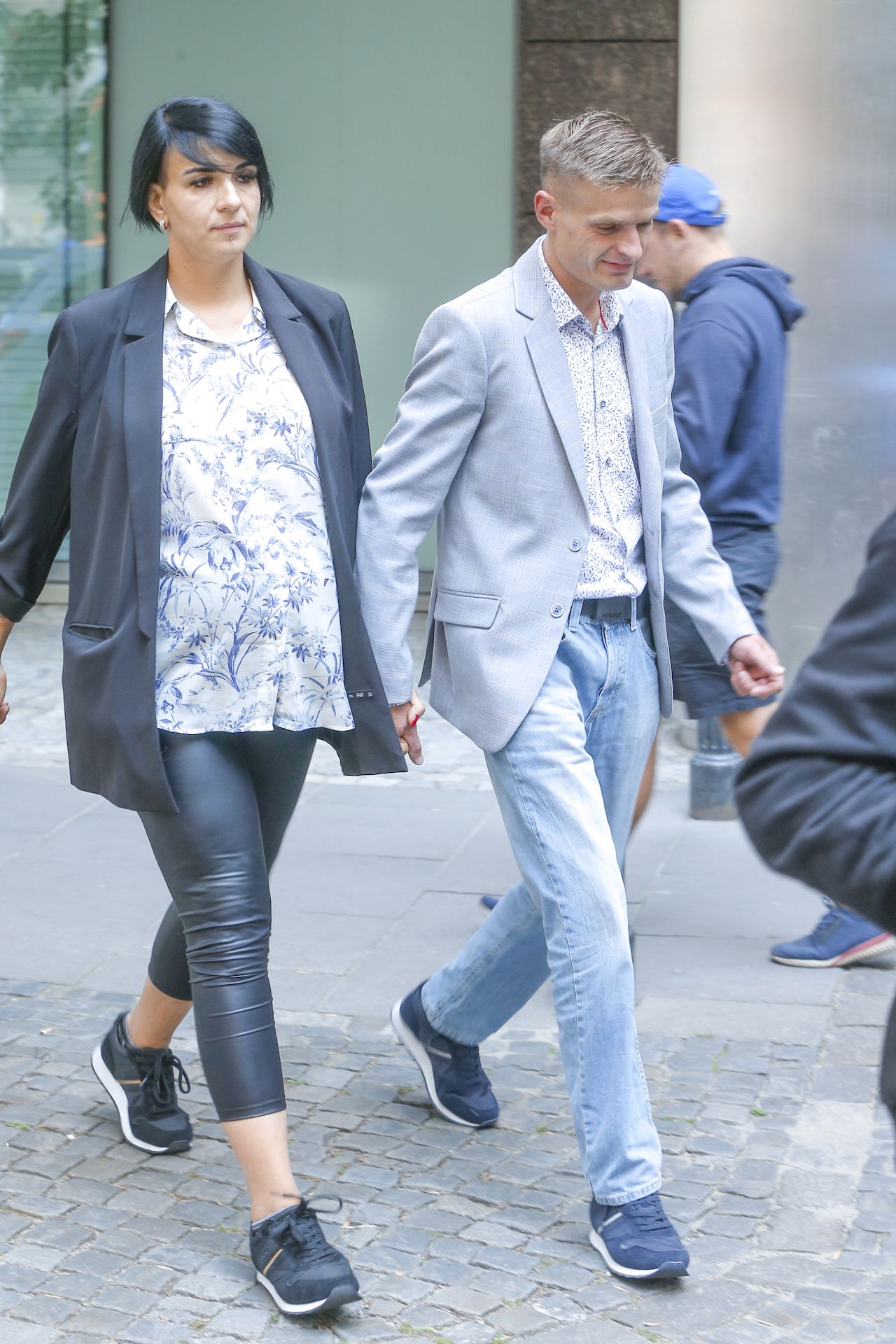 Tomasz Komenda z partnerką Anną Walter