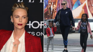 Charlize Theron pokazała ADOPTOWANE córki! Charlize Theron pokazała ADOPTOWANE córki!