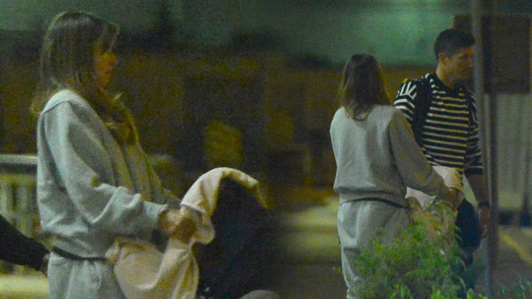 Anna i Robert Lewandowscy w Warszawie