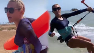 Blanka Lipińska w drodze na kitesurfing chwali się, że odkąd jest sławna wszystko za nią robią Blanka Lipińska w drodze na kitesurfing chwali się, że odkąd jest sławna wszystko za nią robią