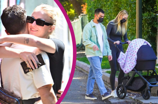 Sophie Turner RODZIŁA W MASECZCE. Ostre słowa do antymaseczkowców