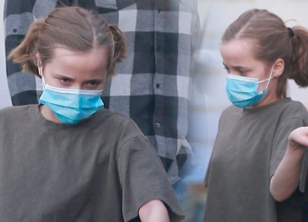 Vivienne Jolie-Pitt idzie do weterynarza w towarzystwie ochroniarza