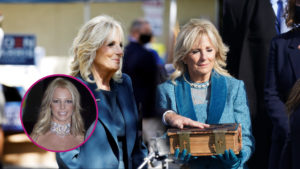 Jill Biden porównana do Britney Spears! Chodzi o słynną kreację Jill Biden porównana do Britney Spears! Chodzi o słynną kreację