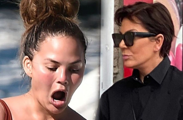 Chrissy Teigen została SPOLICZKOWANA przez Kris Jenner