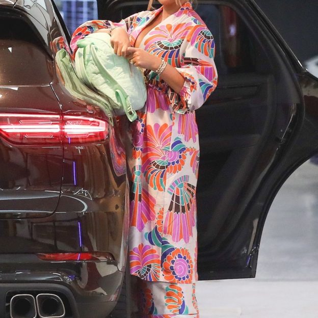 John Legend and Chrissy Teigen arrive at Soho House for lunch