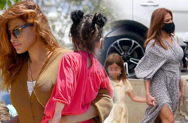 Eva Mendes udostępnia imponujący film nakręcony przez małe córeczki