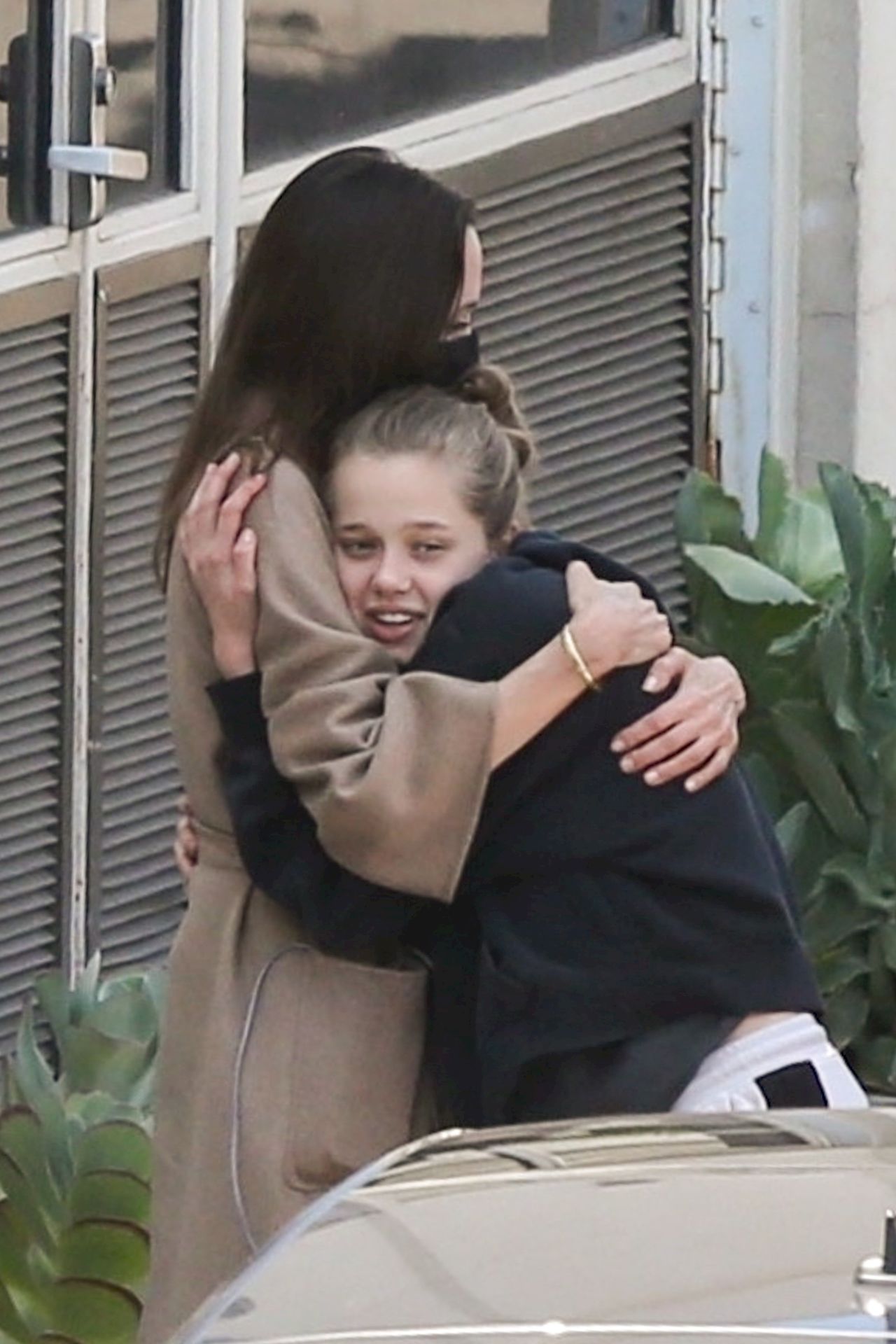 *EXCLUSIVE* Angelina Jolie reunites with her kids after spending 6 long hours in the hospital