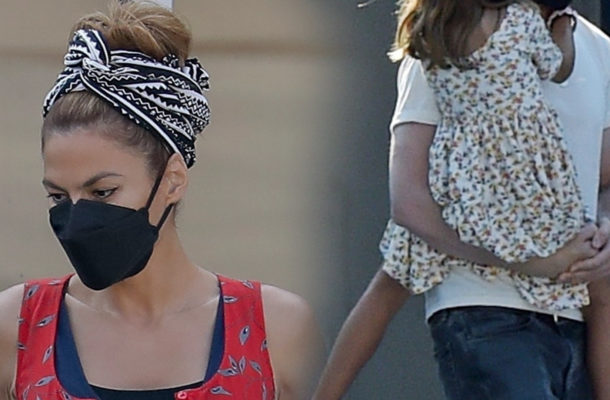 Eva Mendes i Ryan Gosling z córeczkami. Tego miejsca dzieci nie znoszą (ZDJĘCIA)