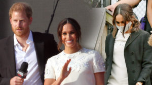 Meghan i Harry na koncercie Global Citizen Live. Żona księcia w krótkiej sukience od Valentino Meghan i Harry na koncercie Global Citizen Live. Żona księcia w krótkiej sukience od Valentino
