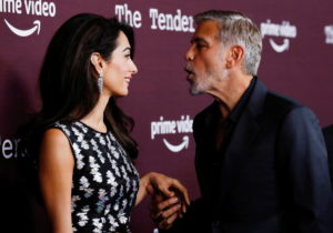 Dawno niewidziani George Clooney z żoną