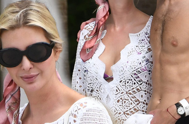 Ivanka Trump wybrała się z rodziną do parku wodnego. Ale ona jest zakochana w swoim mężu
