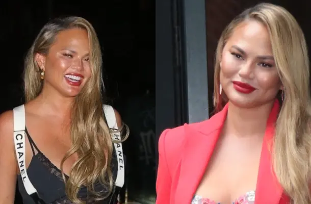 Zbanowana Chrissy Teigen wraca na salony w seksownych wdziankach