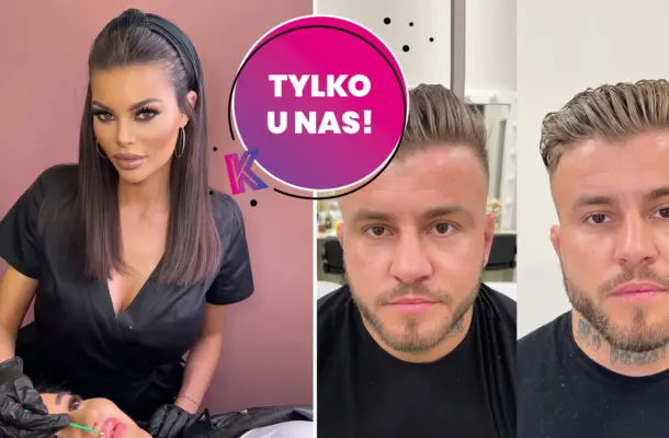 Justyna Gradek poprawiła mężowi twarz. Zdradza nam, czy do siebie wrócili!