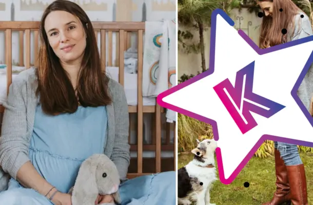 Anna Czartoryska pozuje w swoim ogrodzie. Tak spędza ostatnie chwile ciąży