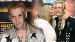 HIT! Aaron Carter wytatuował sobie ogromnego motyla na twarzy