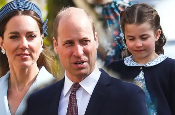 Książę George i księżniczka Charlotte biorą udział w swoim pierwszym nabożeństwie wielkanocnym (ZDJĘCIA)