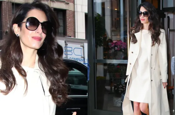 Dawno niewidziana Amal Clooney w Nowym Jorku