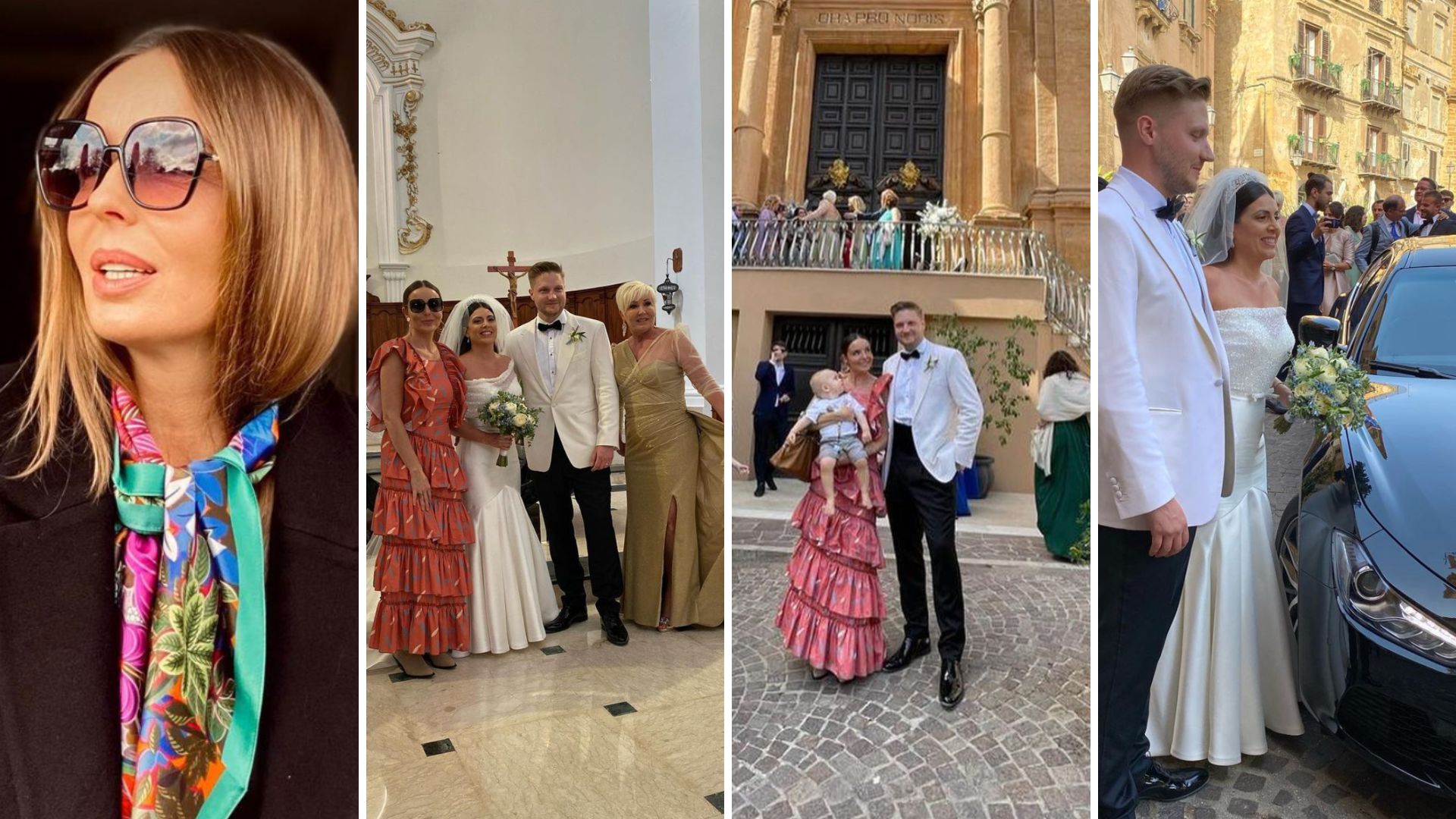 Agnieszka Włodarczyk już po weselu brata na Sycylii. Jej brat to niezłe ciacho | Kozaczek: Gwiazdy, plotki, celebryci, gorące zdjęcia, newsy ze świata show-biznesu